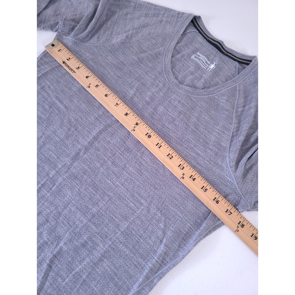 SmartWool Gray Merino 150 Shirt Size M Base Layer Long Sleeve Crew - Picture 5 of 8